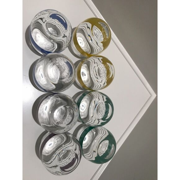 Bar Ware: Libbey Glass "Sociables" 8PC SET - Picture 2 of 2